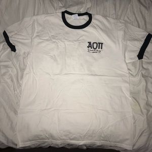AOII Alpha Omicron Pi 2017 Date Party T Shirt - L